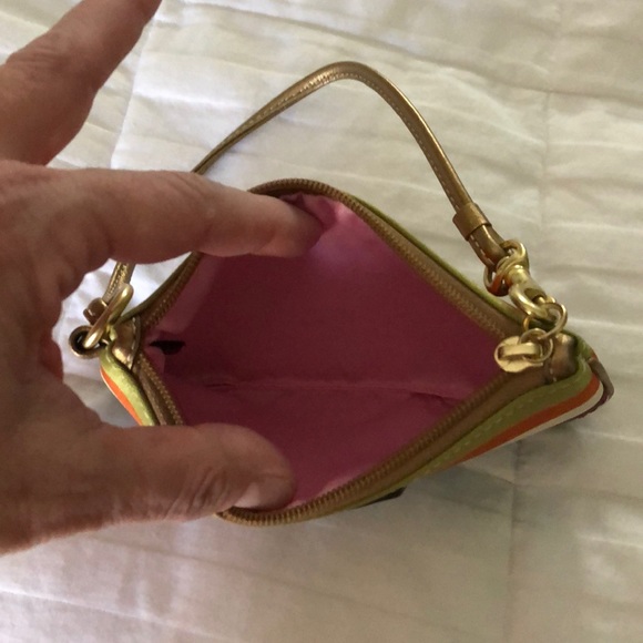 Coach Striped Wristlet. New! Never Used - Picture 4 of 4